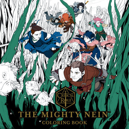 Critical Role The Mighty Nein Coloring Book Activities Dark Horse [SK]   