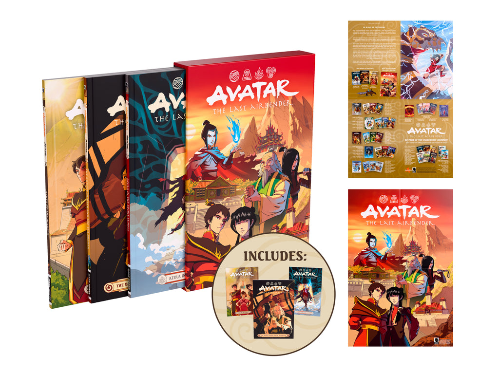 Avatar: The Last Airbender Fire And Family Treasury Boxed Set Graphic Novels Dark Horse [SK]
