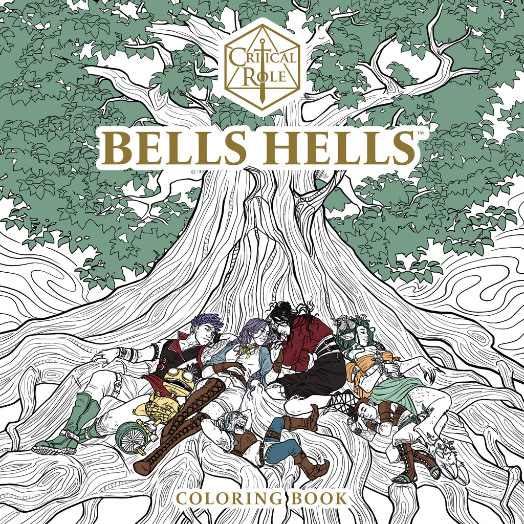 Critical Role: Bells Hells Coloring Book Novels Dark Horse [SK]