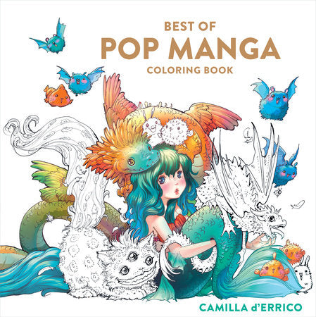 Best of Pop Manga Coloring Book Activities Watson-Guptill [SK]   