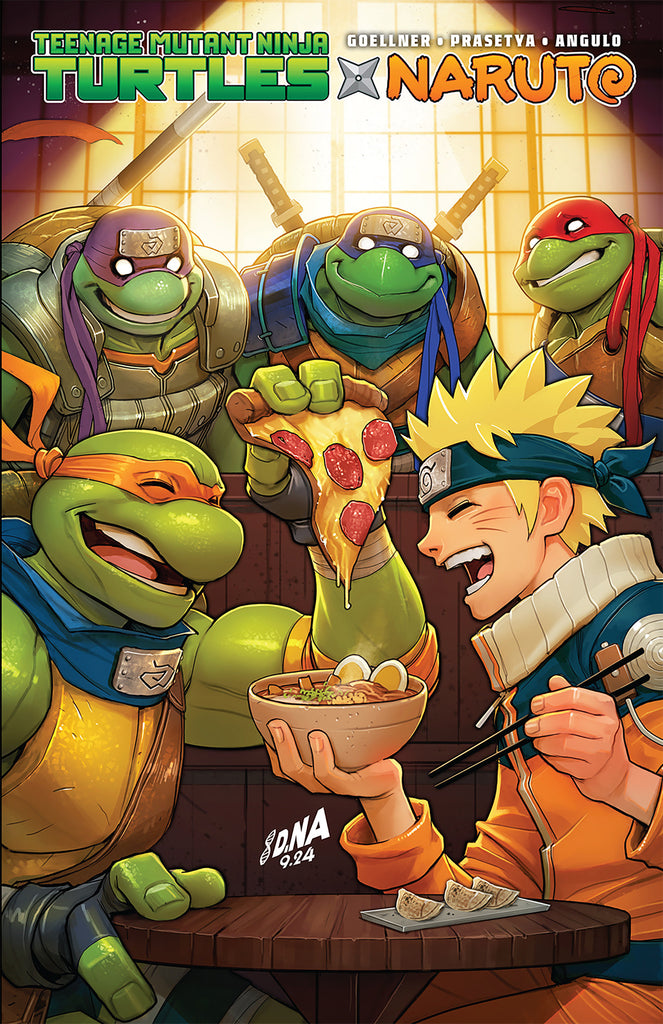Teenage Mutant Ninja Turtles X Naruto (Direct Market) Graphic Novels IDW Publishing [SK]