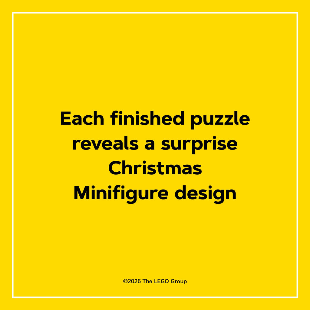 LEGO Mystery Minifigure Mini Puzzle (Christmas Edition) Novelty Chronicle Books [SK]