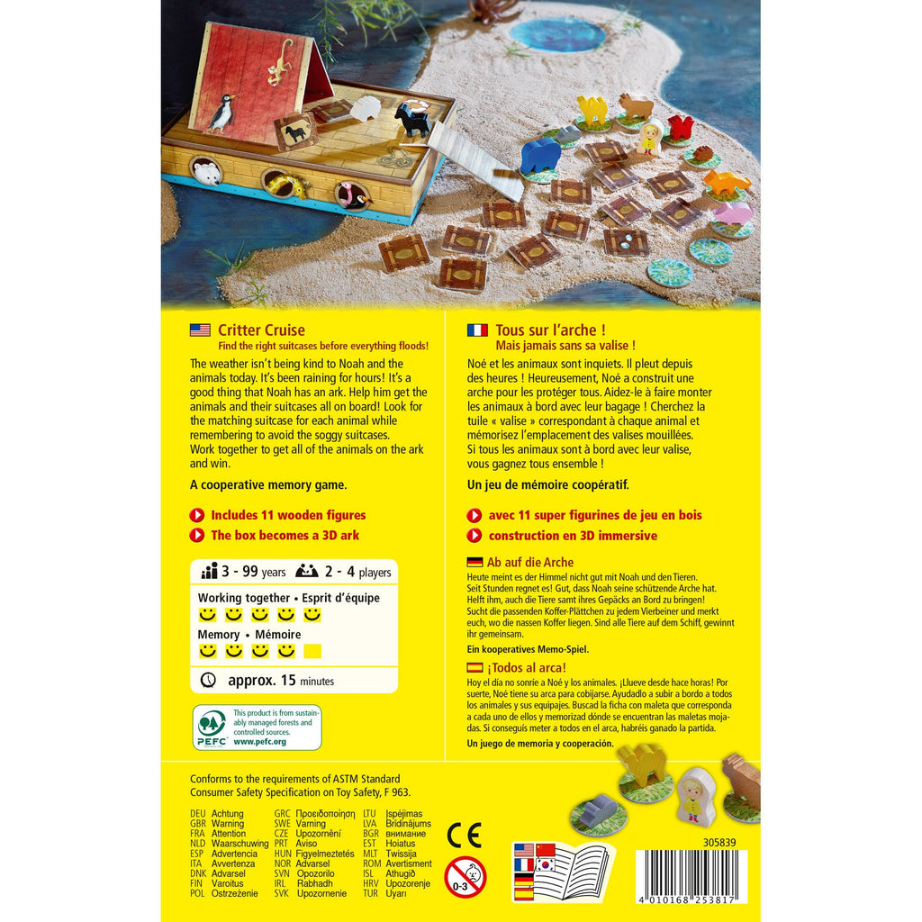 Critter Cruise Board Games HABA USA [SK]