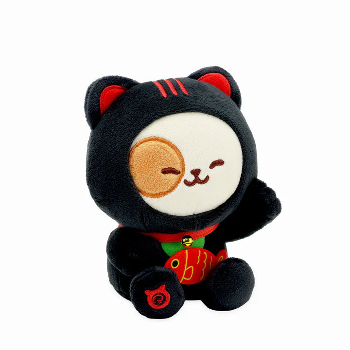 Anirollz Puppiroll Lucky Cat Black Plush WSLicensing [SK]