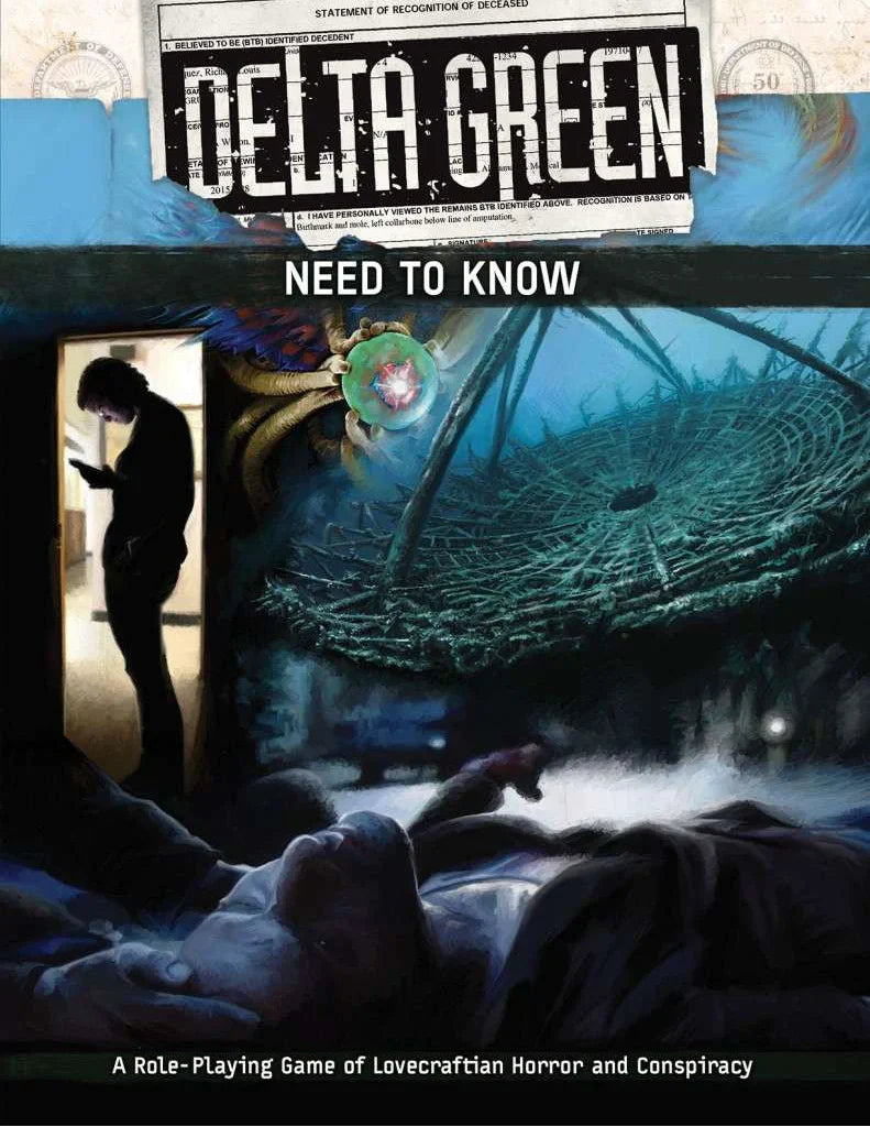 Delta Green: Need to Know Quickstart RPGs - Misc Arc Dream Publishing [SK]