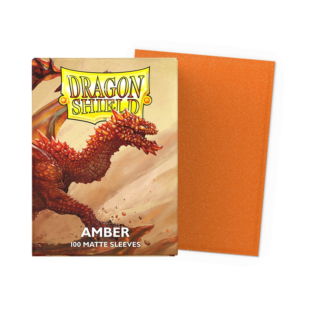 Dragon Shield Matte Amber Card Supplies Arcane Tinmen [SK]