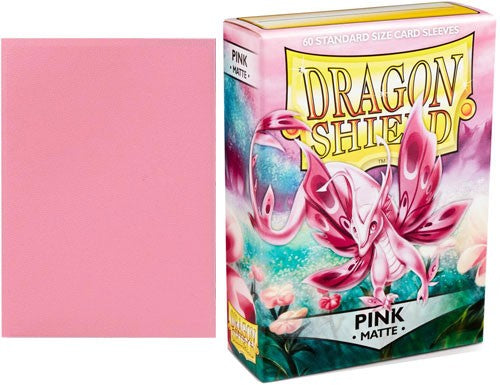 Dragon Shield Matte Pink 60 Count Card Supplies Arcane Tinmen [SK]