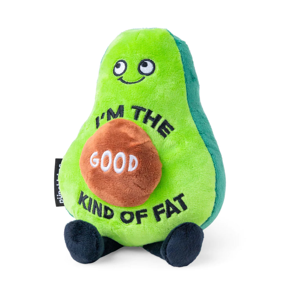Punchkins "I'm The Good Kind Of Fat" Plush Avocado Plush Punchkins [SK]   