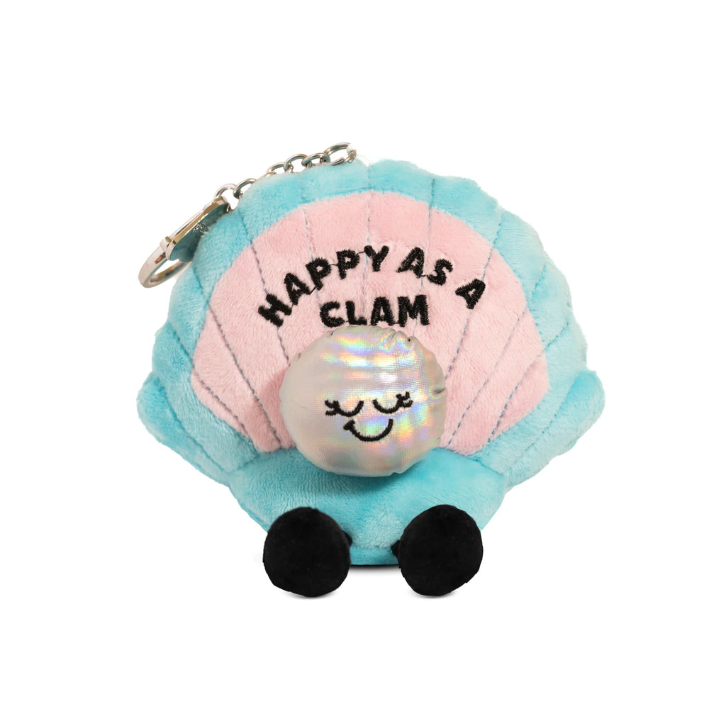 Punchkins "Happy as a Clam" Clam Plush Bag Charm Plush Punchkins [SK]   