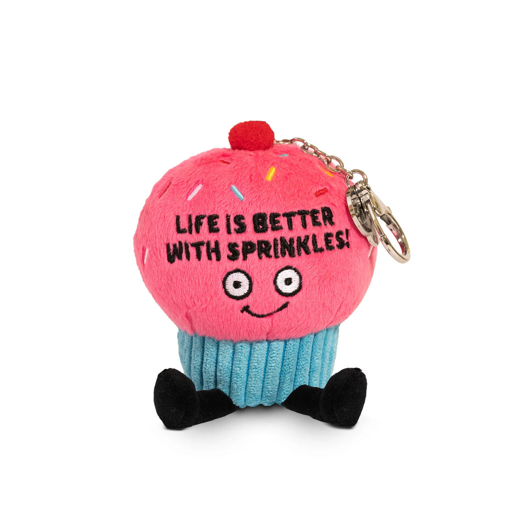 Punchkins "Life is Better With Sprinkles" Cupcake Plush Bag Charm Plush Punchkins [SK]   