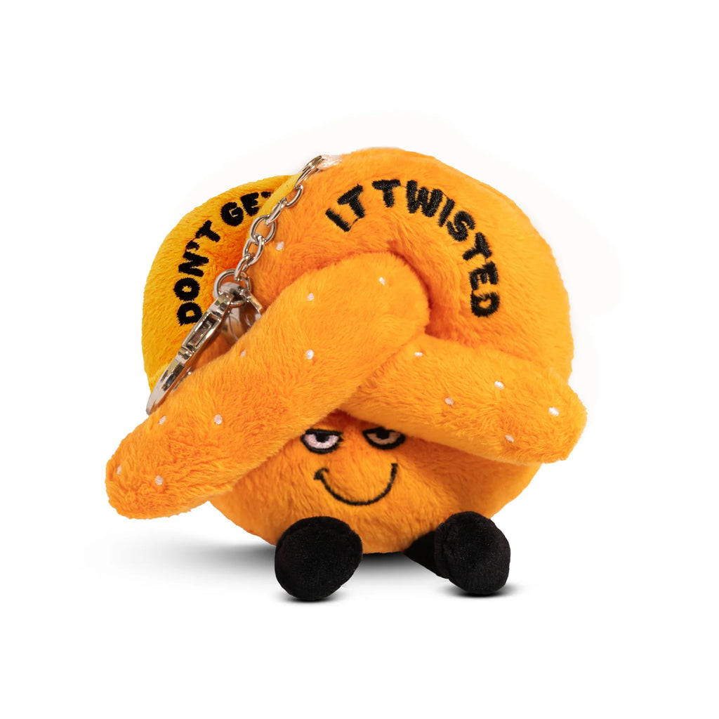 Punchkins "Don't Get It Twisted" Pretzel Plush Bag Charm Plush Punchkins [SK]   