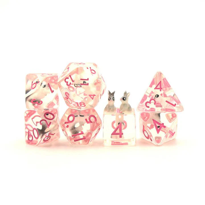 Backyard Bunny RPG Dice Set Dice Sets & Singles Foam Brain Games [SK]