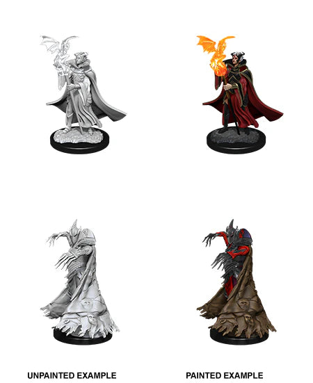 Pathfinder Deep Cuts Unpainted Miniatures - W12 Cultist & Devil WizKids Minis WizKids [SK]