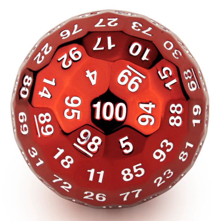 Titans Fist D100 - Ruby Red Dice Sets & Singles hymgho [SK]