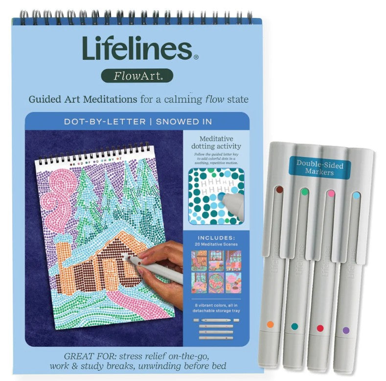 Lifelines FlowArt Dot-by-Letter Art Supplies Lifelines [SK] Snowed In