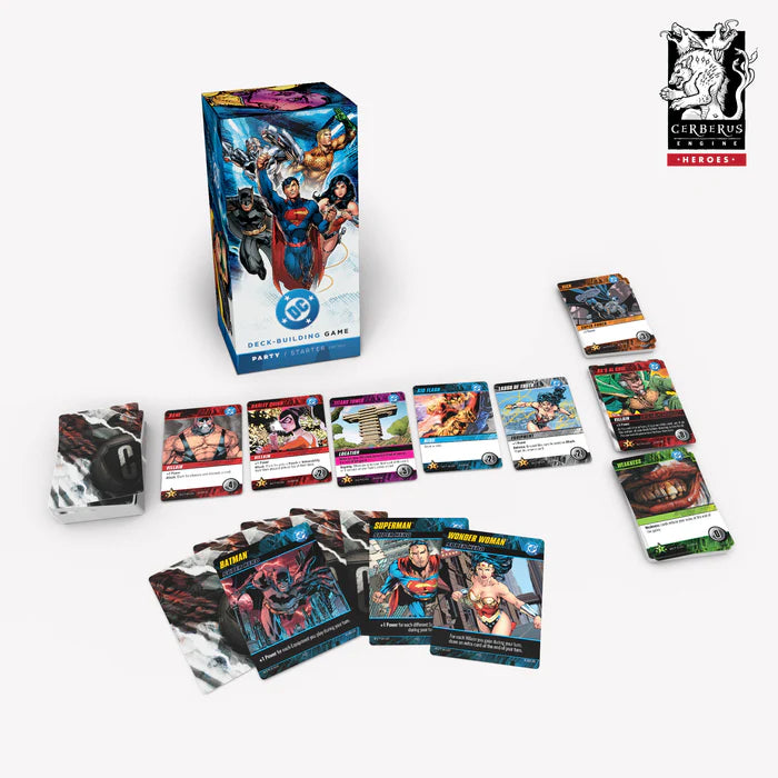 DC Deckbuilder Party/Starter Edition Card Games Cryptozoic Entertainment [SK]