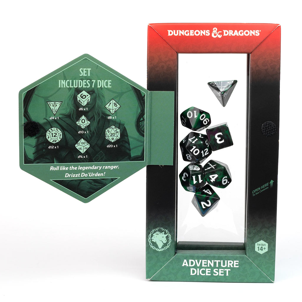 D&D Adventure Dice: Legend of Drizzt Dice Sets & Singles Sirius Dice [SK]