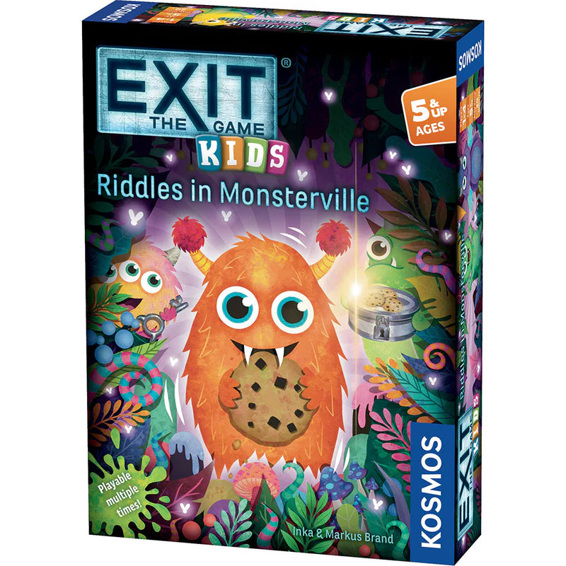EXIT: Kids Riddles in Monsterville Card Games Thames & Kosmos [SK]