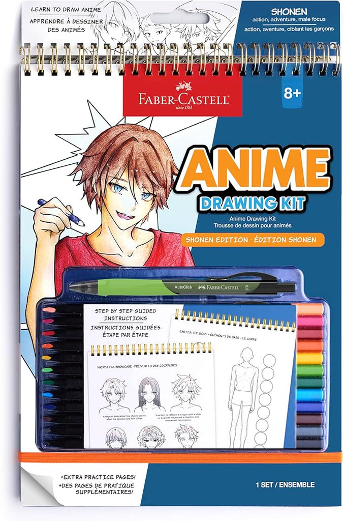 Faber-Castell Anime Drawing Kit - Shonen Edition Art Supplies Faber-Castell [SK]