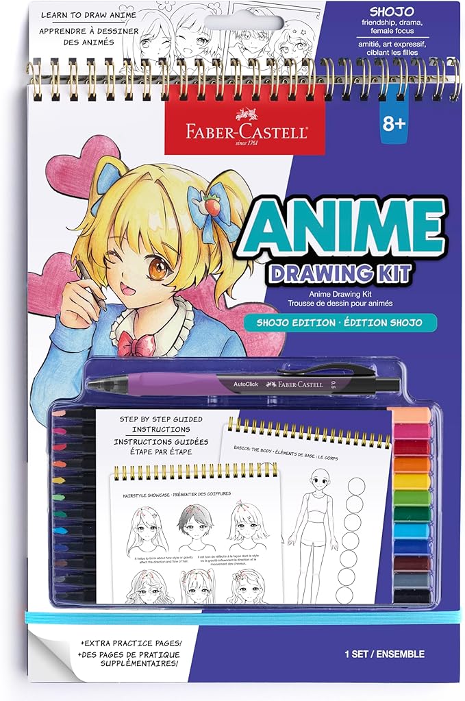 Faber-Castell Anime Drawing Kit - Shojo Edition Art Supplies Faber-Castell [SK]