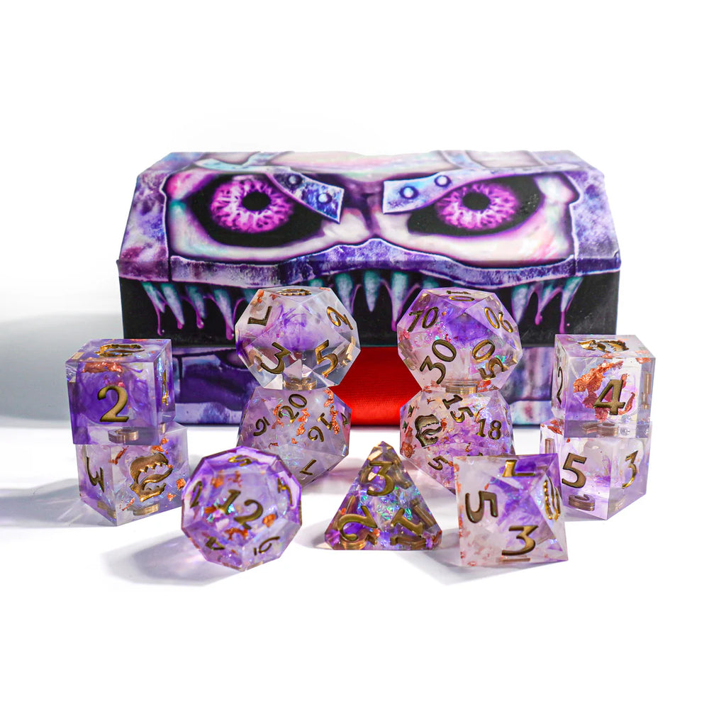 ArcKnight Mimic Dice Fever Dream 11 Piece RPG Dice Set Dice Sets & Singles ArcKnight [SK]