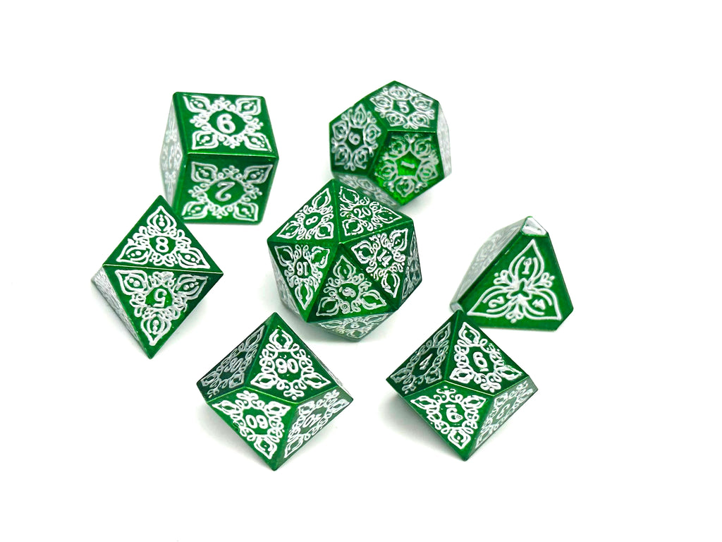 Norse Foundry Feyweave Emerald Vale Dice Set Dice Sets & Singles Norse Foundry [SK]   