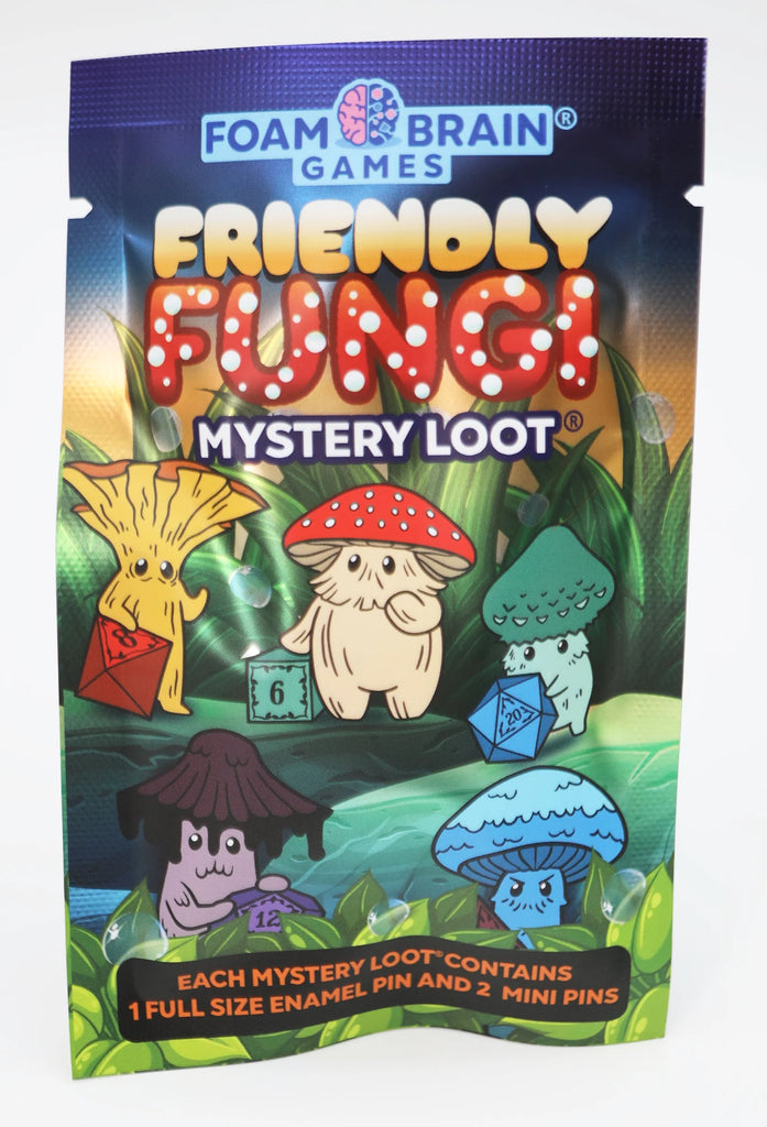 Foam Brain Mystery Loot Friendly Fungi Dice Sets & Singles Foam Brain Games [SK]