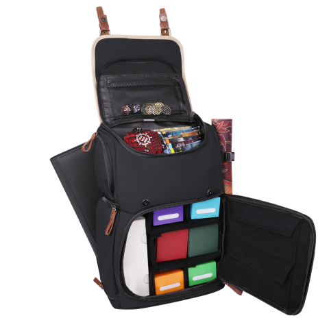 Designer Edition Trading Card Full-Size Backpack Black Game Accessory Enhance [SK]   