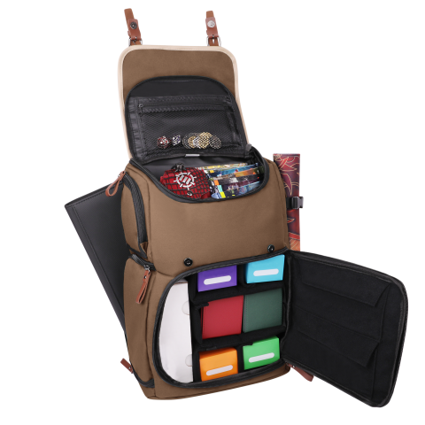 Designer Edition Trading Card Full-Size Backpack Tan Game Accessory Enhance [SK]   