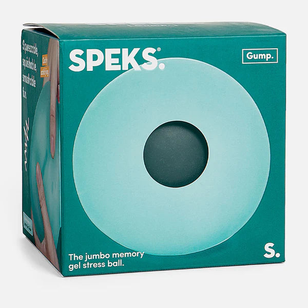 Speks Jumbo Gump Memory Gel Stress Ball Activities Speks [SK] Sea Glass