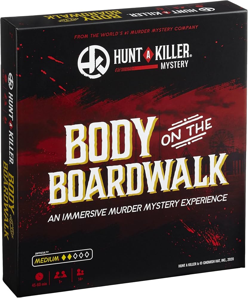 Hunt A Killer Body On The Boardwalk Board Games Relatable Detectives [SK]   