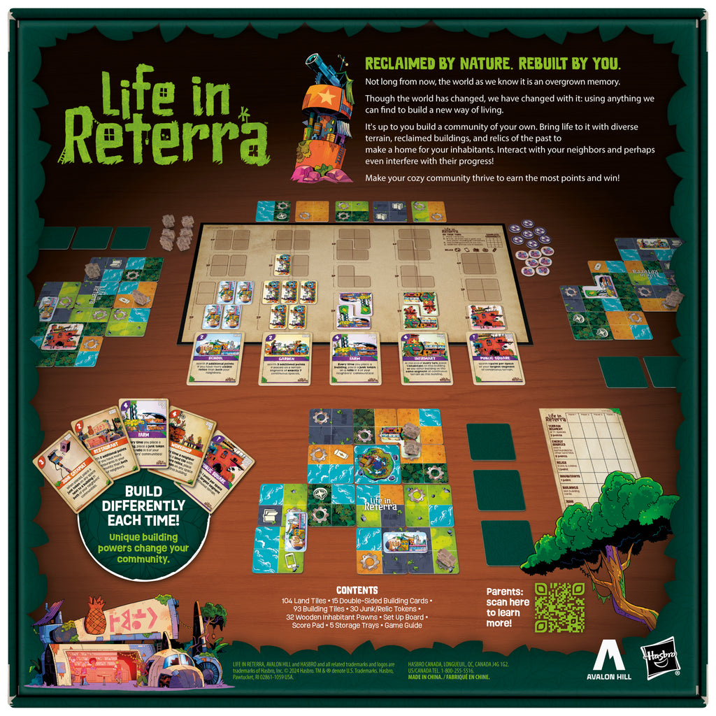 Life in Reterra Board Games Hasbro [SK]   