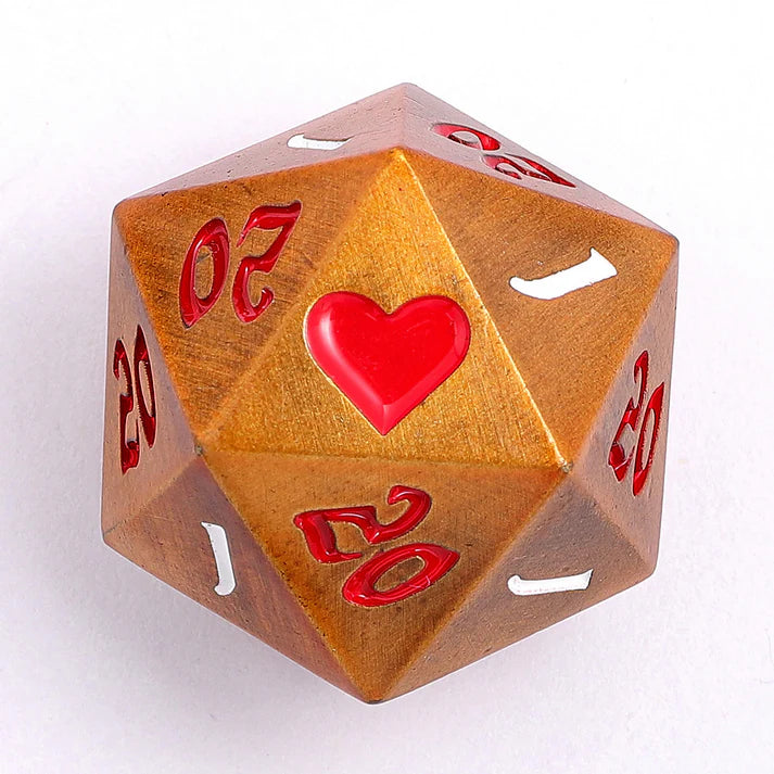 The Critical D20 - Ancient Gold Dice Sets & Singles hymgho [SK]