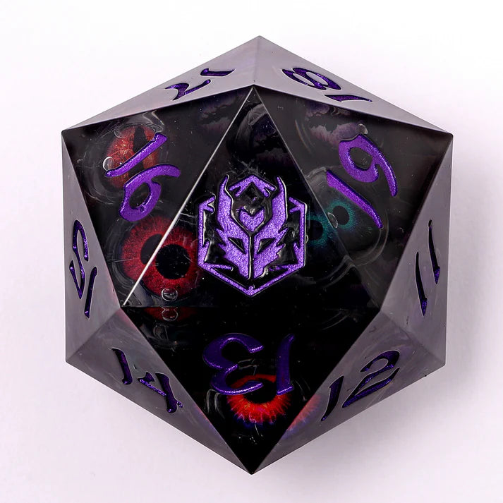 Sharp Edge Liquid Core 55mm D20 - Old One's Stare Dice Sets & Singles hymgho [SK]