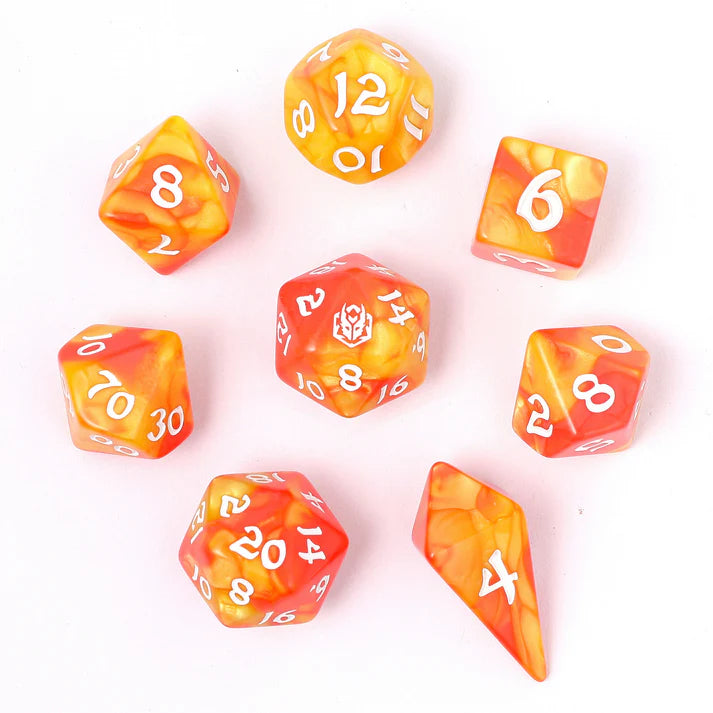 Wyrmforged Rollers Fae Candy 8 Piece RPG Dice Set Dice Sets & Singles hymgho [SK]   