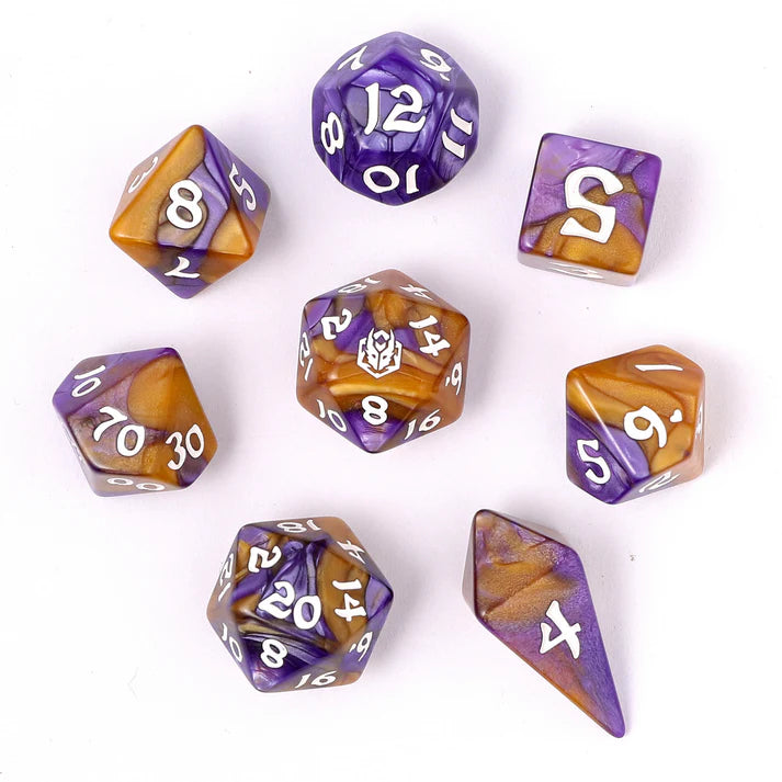 Wyrmforged Rollers Magister Robes 8 Piece RPG Dice Set Dice Sets & Singles hymgho [SK]   