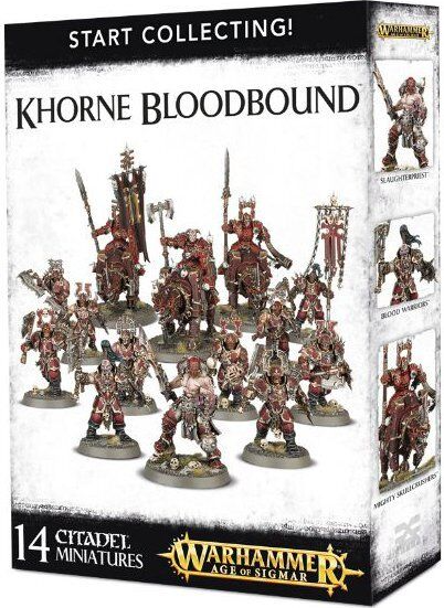 Age of Sigmar Start Collecting Box Khorne Bloodbound Games Workshop Minis Games Workshop [SK]   