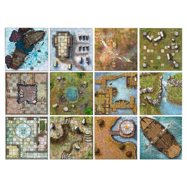 Calendar of Many Adventures 2026 RPGs - Misc Loke Battle Mats [SK]