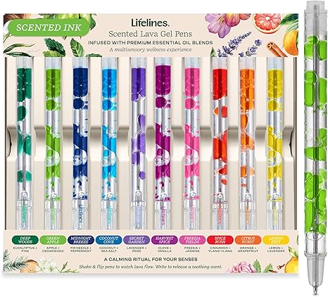 Lifelines Scented Lava Pens Art Supplies Lifelines [SK] 10pk