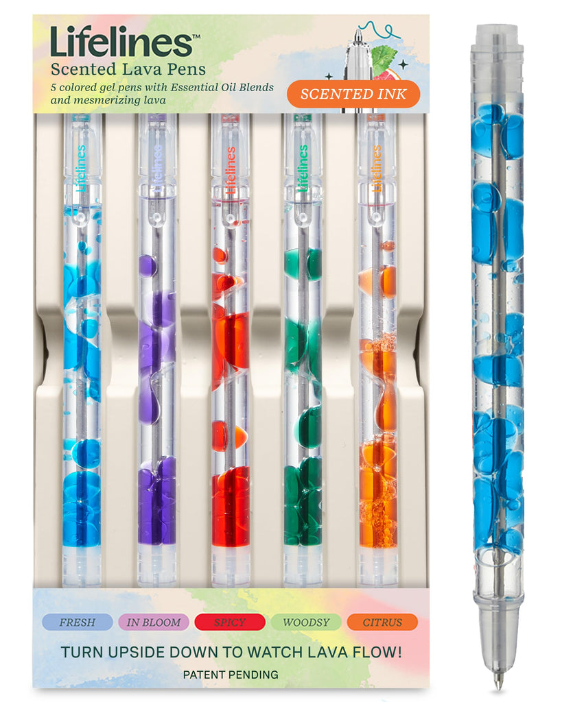 Lifelines Scented Lava Pens Art Supplies Lifelines [SK] 5pk