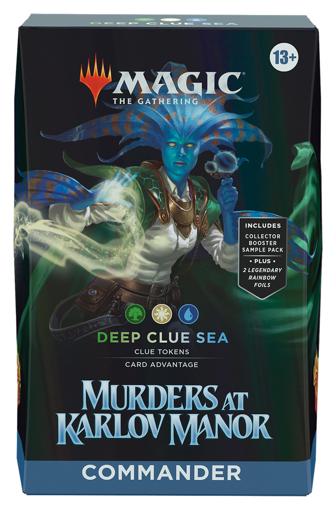 Magic Murders at Karlov Manor Commander Deck Magic Wizards of the Coast [SK] Deep Clue Sea  
