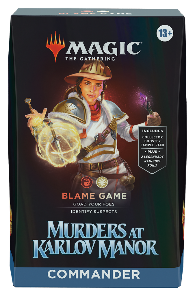 Magic Murders at Karlov Manor Commander Deck Magic Wizards of the Coast [SK] Blame Game  