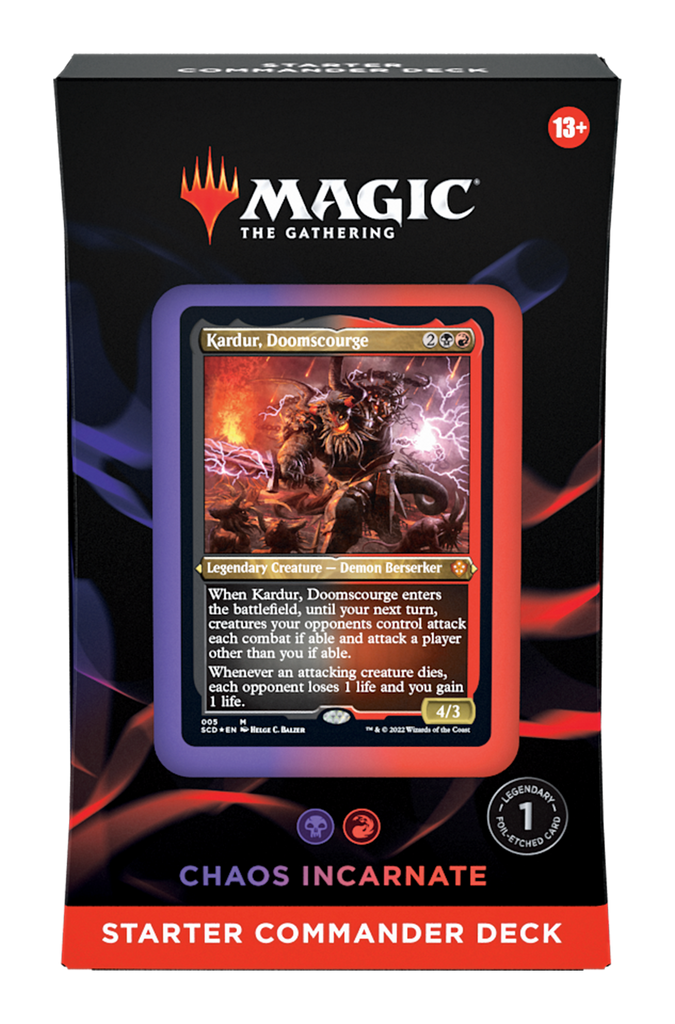 Magic Starter Commander Deck Magic Wizards of the Coast [SK] Chaos Incarnate  