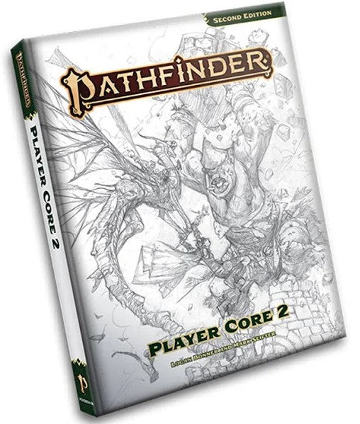 Pathfinder Second Edition Player Core 2 Sketch Cover RPGs - Misc Paizo [SK]   