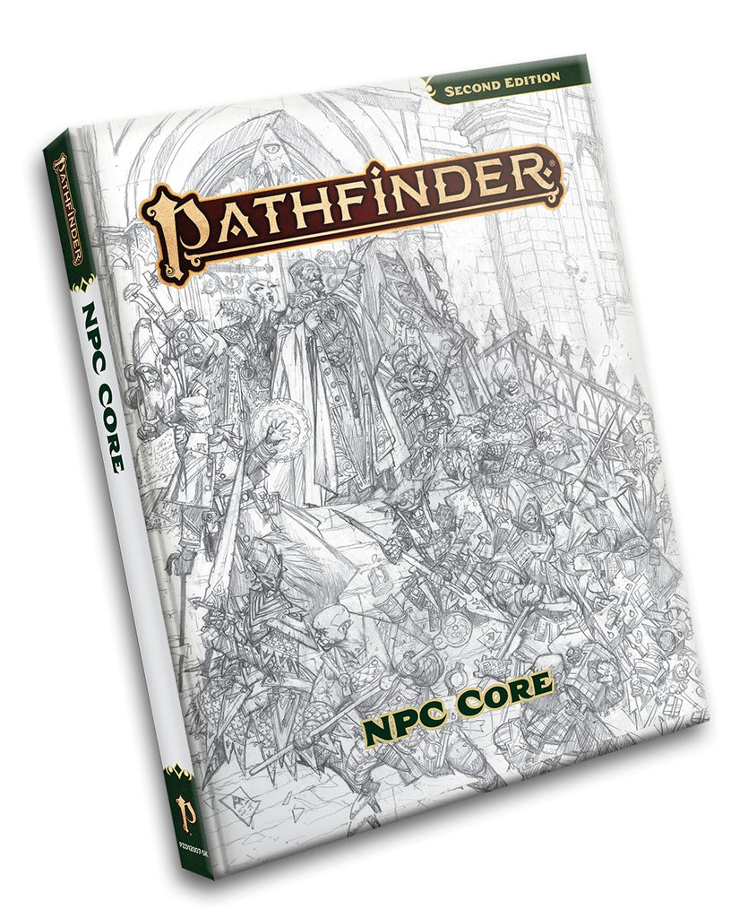 Pathfinder Second Edition NPC Core Sketch Cover RPGs - Misc Paizo [SK]