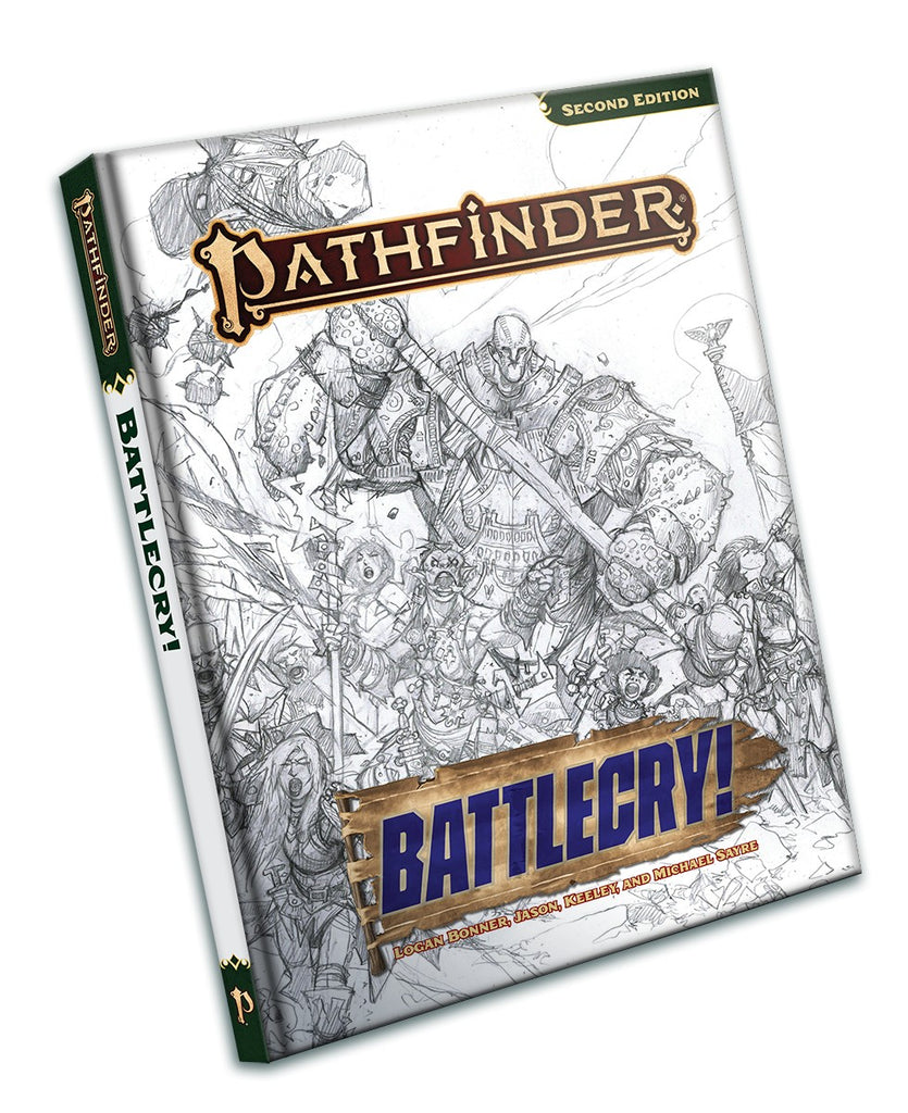 Pathfinder Second Edition Battlecry! Sketch Cover RPGs - Misc Paizo [SK]