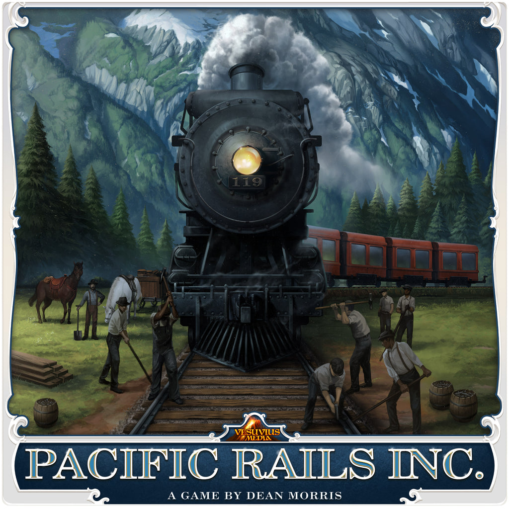 Pacific Rails Inc 2nd Edition Board Games Vesuvius Media [SK]   