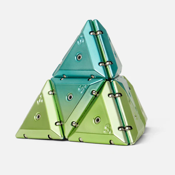 Speks Geode Chrome Magnetic Fidget Set Pyramid Activities Speks [SK] Gamma