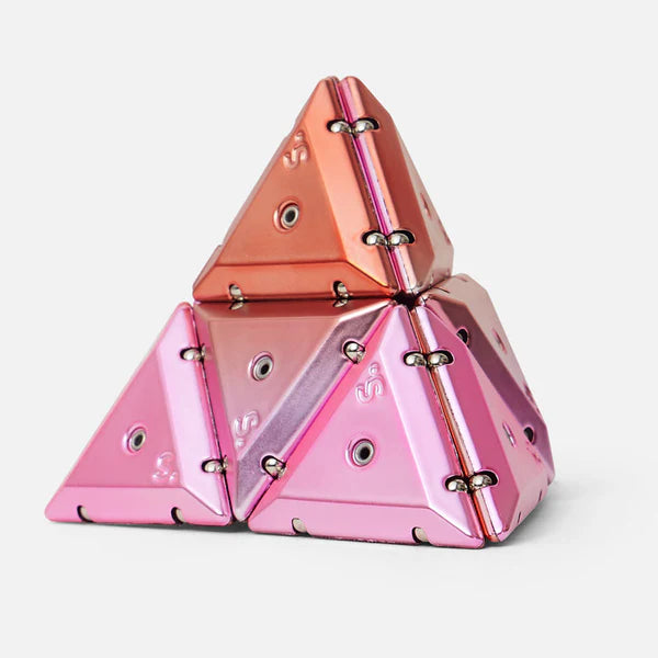 Speks Geode Chrome Magnetic Fidget Set Pyramid Activities Speks [SK] Stellar