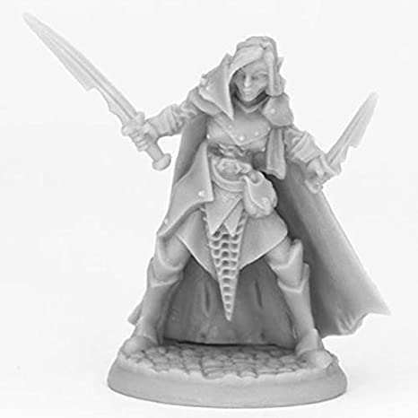 Reaper Bones Black: Dark Elf Female Warrior Minis - Misc Reaper [SK]